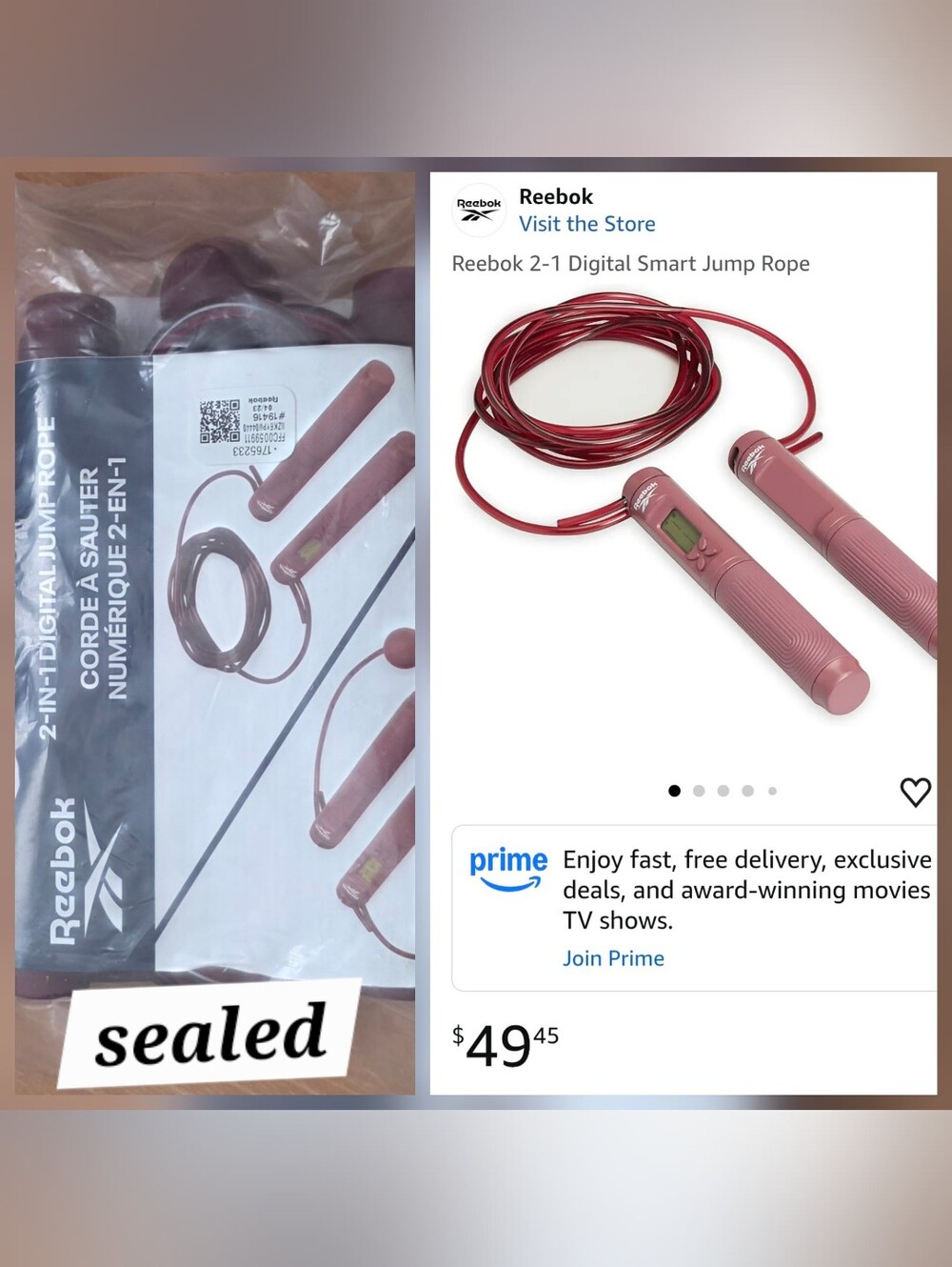 Reebok Digital Smart Jump Rope